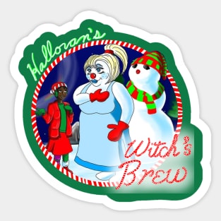 Witch's Brew Christmas Variant 2 Sticker